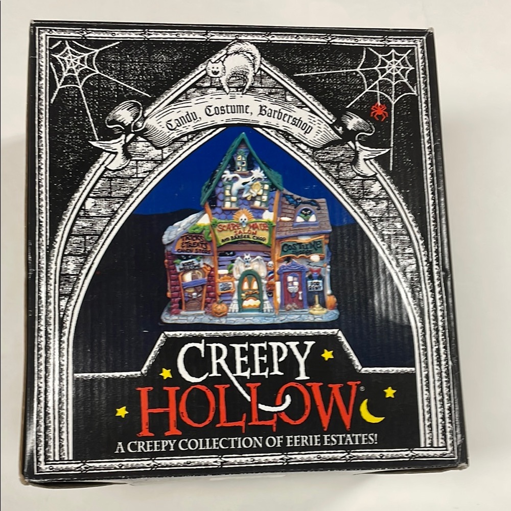 Halloween Village Set-Barber Chop